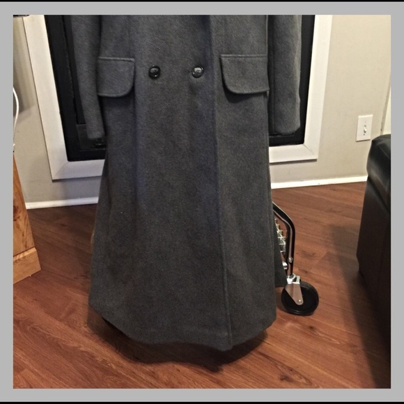 VINTAGE Long Dress Coat - Picture 3 of 6